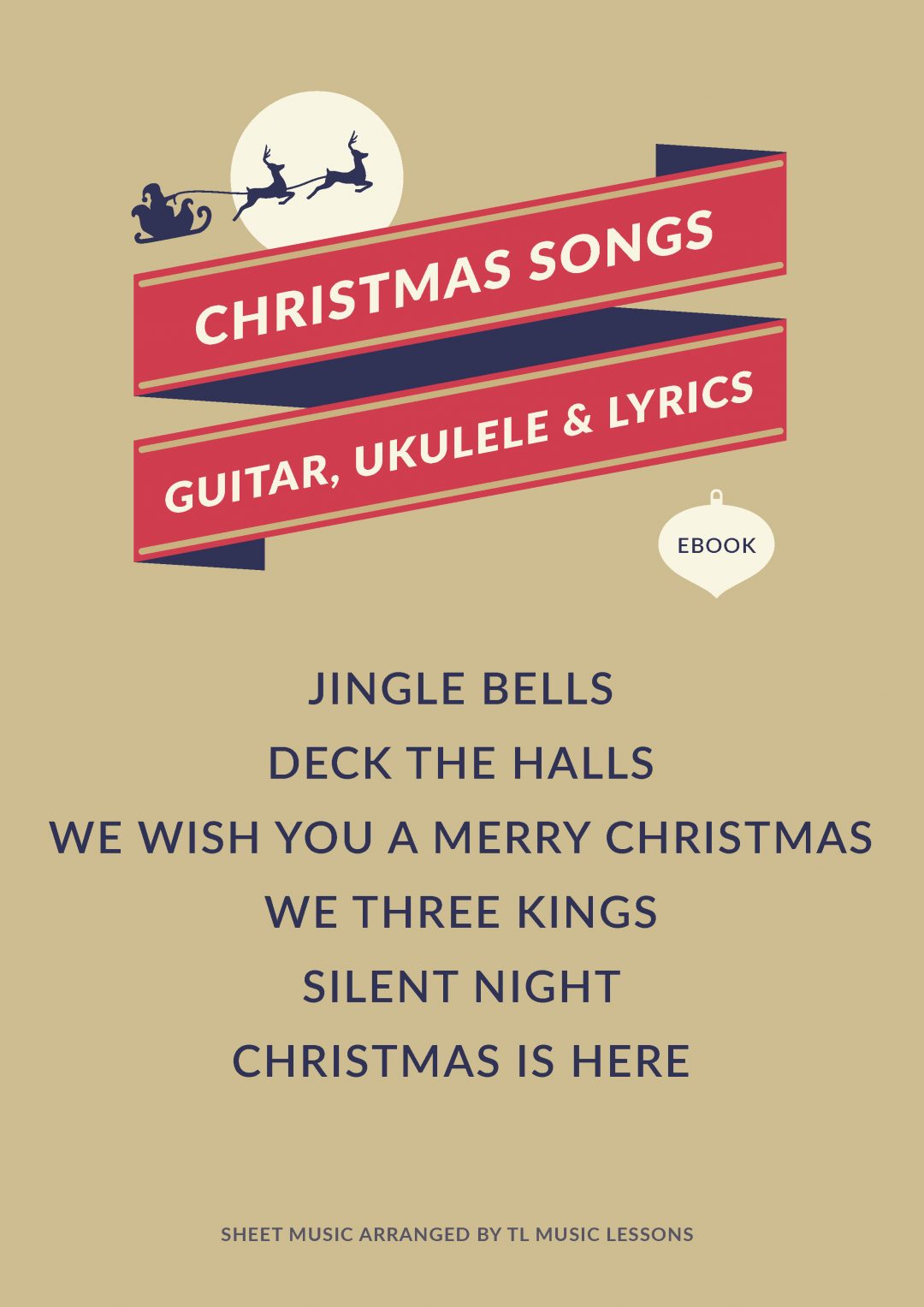 (PREMIUM) – Christmas Songs Ebook – Guitar, Ukulele and Lyrics
